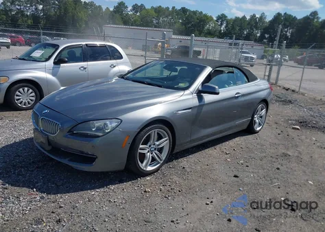 2012 BMW 650I from USA, damaged, VIN WBALZ3C56CDL71752